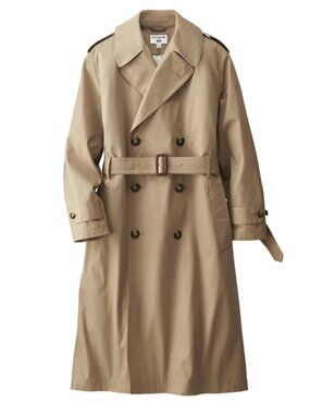 Uniqlo x Ines de la Fressange Double Breasted Trench Coat Sz. S